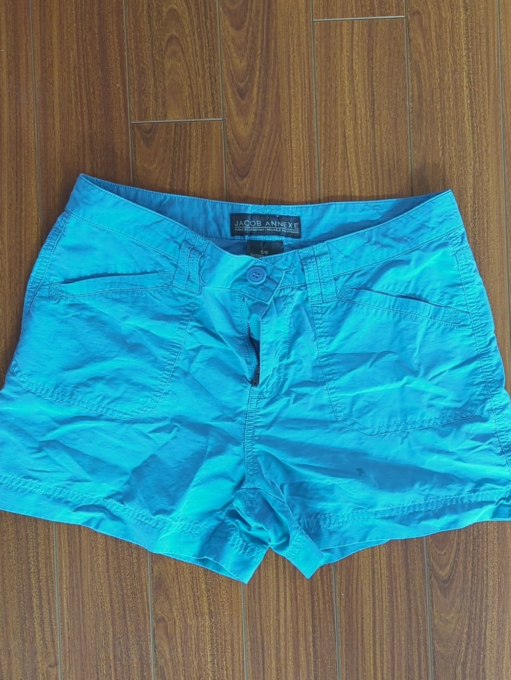 Vintage Y2K Jacob Annexe Bright Blue Utility Shorts Size 5/6